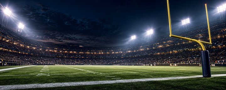 Football stadium filled with fans (AI-generated image)